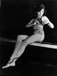 Susan Hayward halter lattice-side bikini